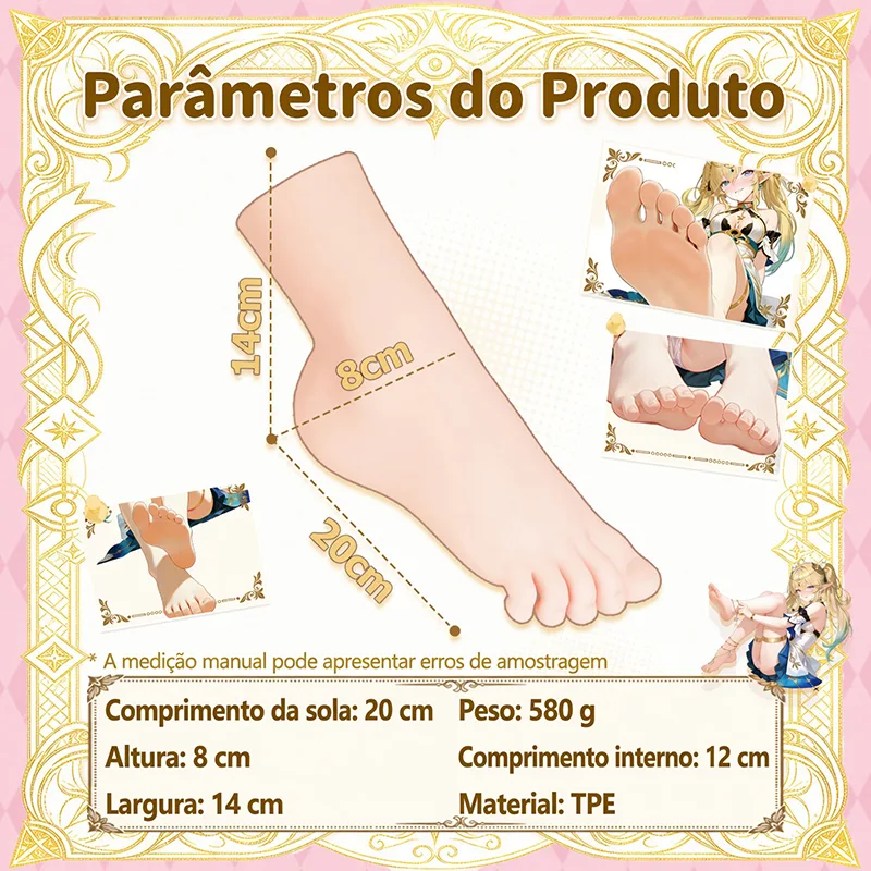 Masturbador masculino realista em formato de pé, vagina artificial de bolso, onahole e brinquedo adulto masculino product image 4