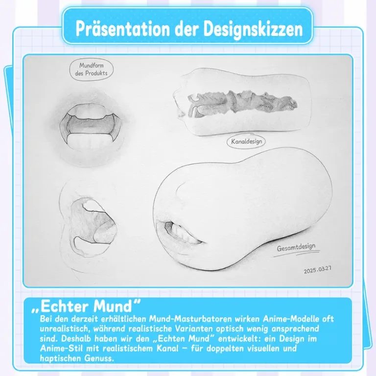 Realistischer Mund Männer Masturbator Weiches TPE Oral Kanal Onahole product image 4
