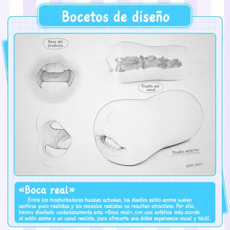 Masturbador Masculino Boca Realista TPE Suave Canal Oral Onahole product image 4