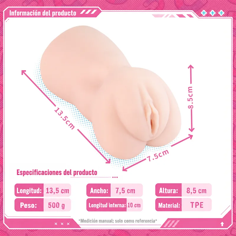 Ver Magnetic Ghost Masturbador Masculino Anime TPE Suave Vagina Artificial Onahole Canal con Pinza Magnética, imagen 8