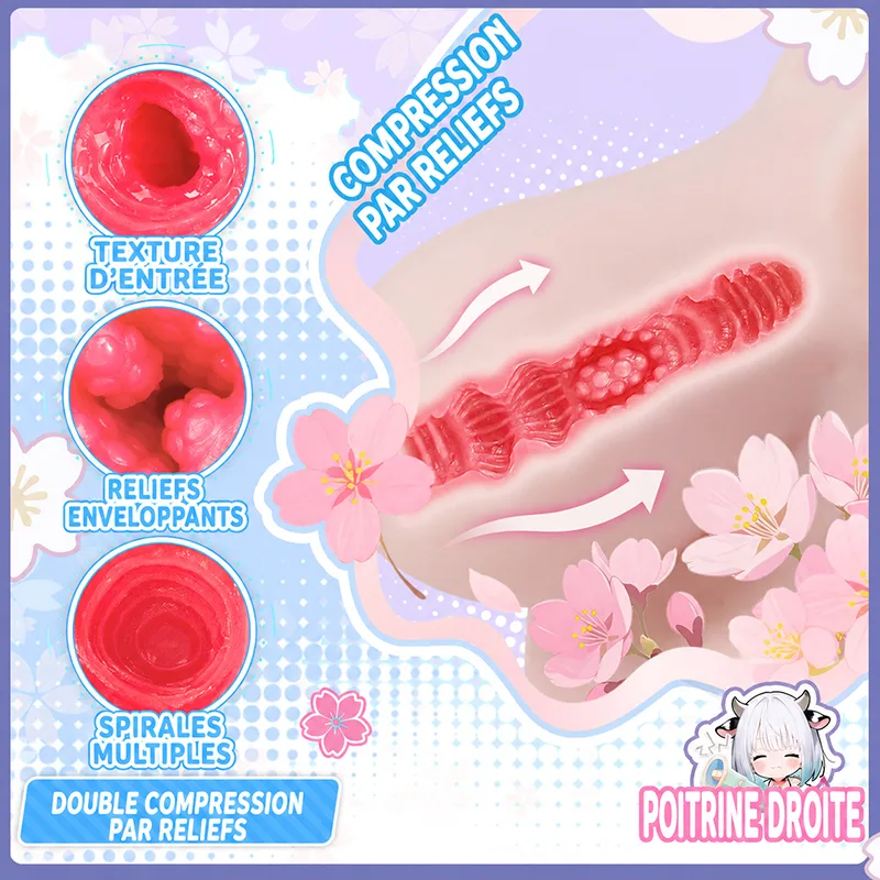 Voir Poupée Torse Cowgirl Plantureuse Masturbateur Homme TPE 4 Orifices Onahole Vagin Artificiel Grande Taille, image 5