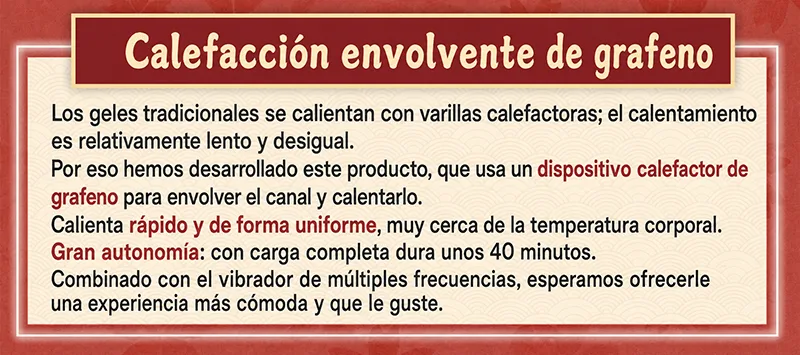 Hot Hot Chan Masturbador Masculino Calefactable Vibrador Vagina Artificial TPE Suave Huevo 8 Modos Canal Texturizado 14 cm - detail image 03