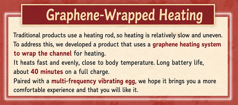 Hot Hot Chan Heated Vibrating Male Masturbator Soft TPE Pocket Pussy Onahole Artificial Vagina 8 Modes 14 cm Textured Channel - detail image 03