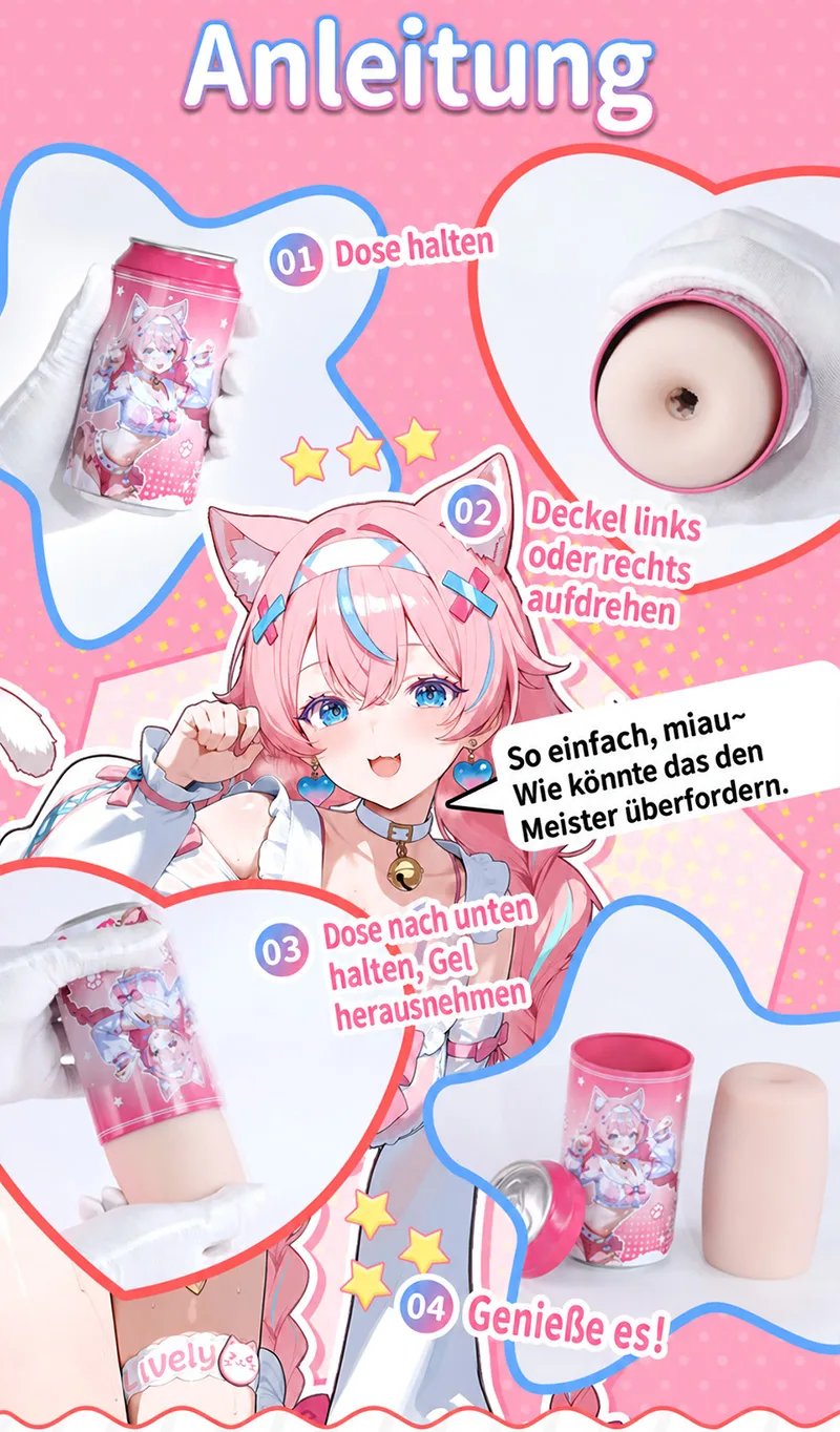 SHEJI Vitality Can Girl Herren-Masturbator, weiches TPE-Onahole mit drei Kanaltypen - detail image 09