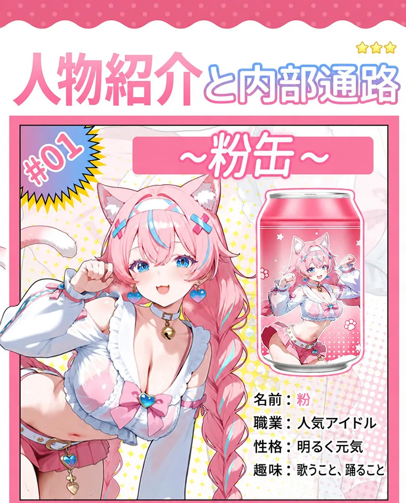 奢姫 元気缶娘 男性用オナホール ソフトTPE 3種類チャンネル - detail image 02