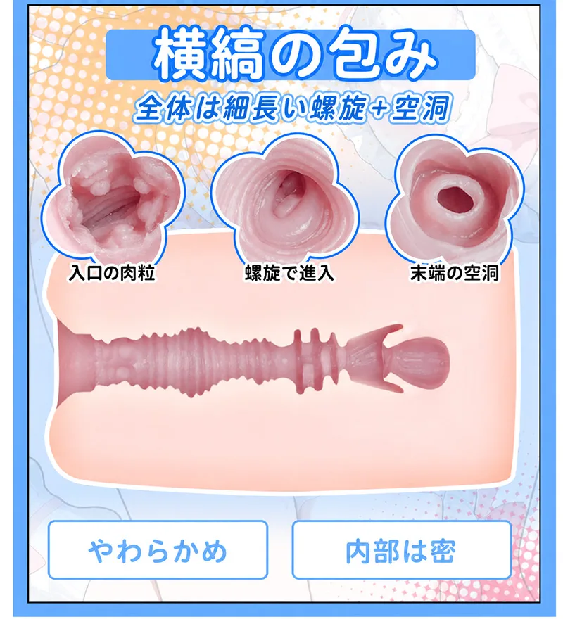 奢姫 元気缶娘 男性用オナホール ソフトTPE 3種類チャンネル - detail image 05