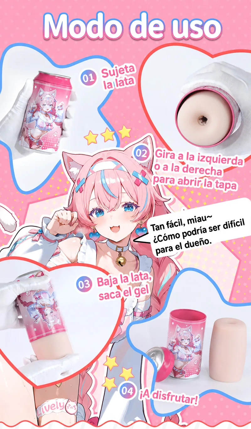 SHEJI Vitality Can Girl Masturbador Masculino, Vagina Artificial TPE con Tres Tipos de Canal - detail image 09
