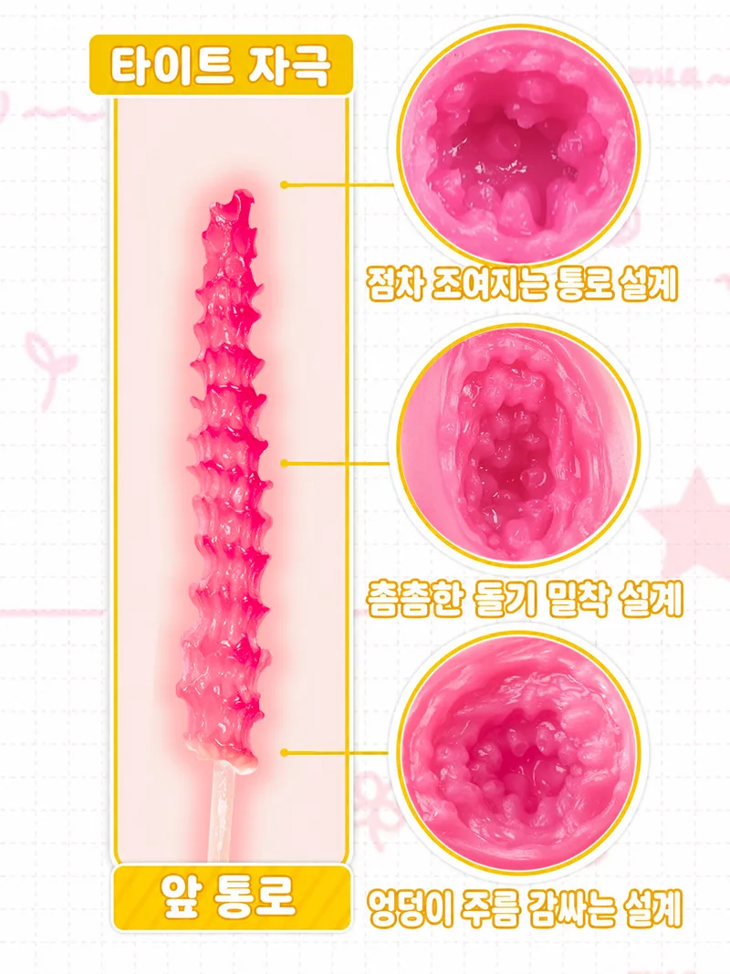 SHEJI 트리플 홀 하야세 3홀 남성용 자위기구 1300g TPE 엉덩이형 오나홀 3개 텍스처 통로 - detail image 06