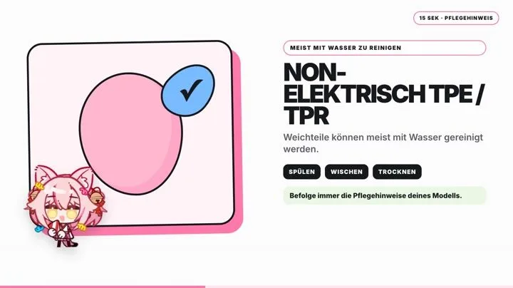 So prüfen Sie, ob ein SHEJITOYS-Produkt wasserdicht ist
